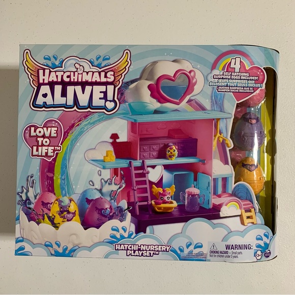 Hatchimals Alive! Hatchi-Nursery Playset-NIB - Picture 5 of 8